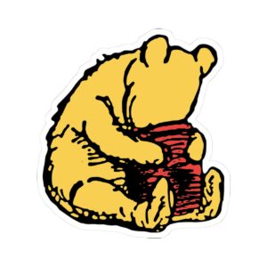 No Money No Hunny Kiss-Cut Sticker